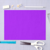 Papier Mousseline Couleur solide psychédélique violet électrique (Artisanat)