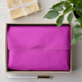 Papier Mousseline Couleur solide rose chaud (Cadeau)