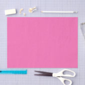 Papier Mousseline Couleur solide : Rose chaud #2 (Artisanat)