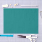 Papier Mousseline Couleur solide turquoise (Artisanat)