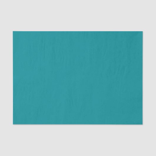 Papier Mousseline Couleur solide Turquoise (Recto)
