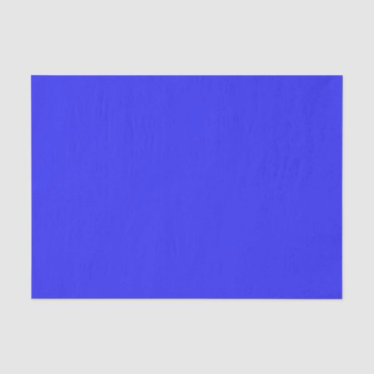 Papier Mousseline Couleur solide - ultramarine électrique (Recto)