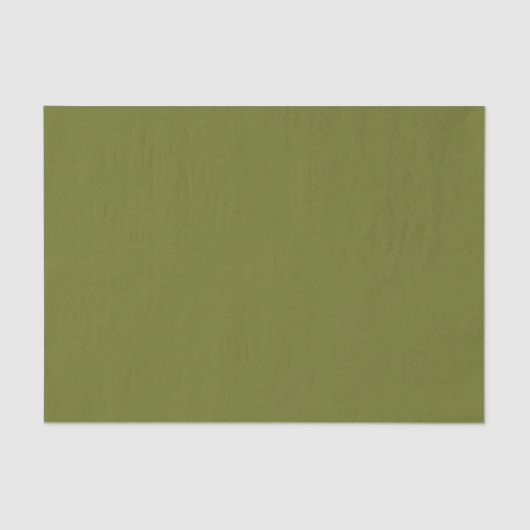 Papier Mousseline Couleur solide vert olive (Recto)