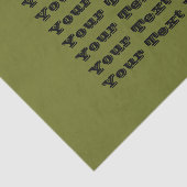 Papier Mousseline Couleur solide vert olive (Détail)