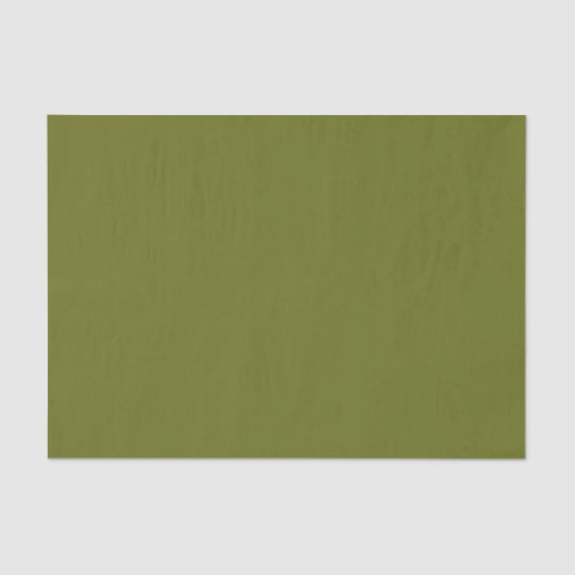 Papier Mousseline Couleur solide - vert olive doux (Recto)