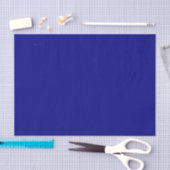 Papier Mousseline Couleur uni bleu marine (Artisanat)