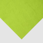Papier Mousseline Couleur vert citron uni (Détail)