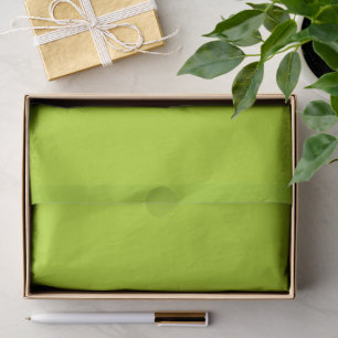Papier Mousseline Couleur vert citron uni