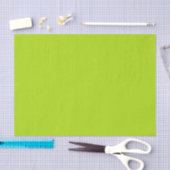 Papier Mousseline Couleur vert citron uni (Artisanat)