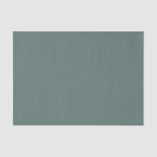 Papier Mousseline Couleur verte solide Eucalyptus | Hex# 5B7570 (Recto)
