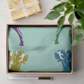 Papier Mousseline Couleur Weimaraner  (Cadeau)