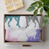 Papier Mousseline Couleur Weimaraner  (Cadeau)