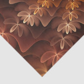 Papier Mousseline Couleurs chaudes, Trippy Moderne Motif d'art fract (Détail)