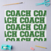 Papier Mousseline Couleurs de l'école COACH Varsity Lettres-vert-bla (Artisanat)