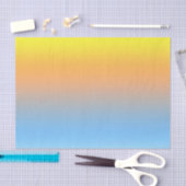 Papier Mousseline Couleurs de plage de coucher du soleil de papier (Artisanat)