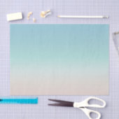 Papier Mousseline Couleurs de plage dégradées (Artisanat)