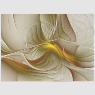 Papier Mousseline Couleurs des métaux précieux, art fractal Abstrait
