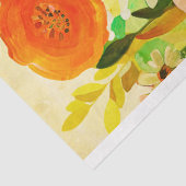 Papier Mousseline Couleurs d'été Fleur Abstraite peinture Découpage (Détail)