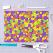 Papier Mousseline Couleurs d'Halloween | Cercles | (Artisanat)