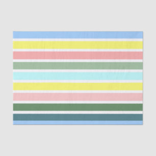 Papier Mousseline Couleurs en bande des Bermudes