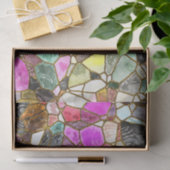 Papier Mousseline Couleurs en verre tendu Découpage (Cadeau)