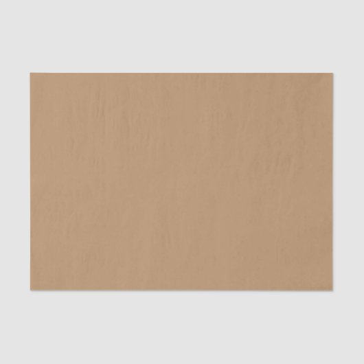 Papier Mousseline Couleurs Tendance - Beige Chaud - Solide (Recto)