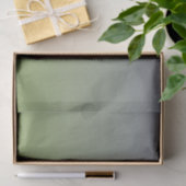 Papier Mousseline Couleurs vert et gris (Cadeau)