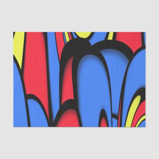 Papier Mousseline Couleurs vives (Recto)