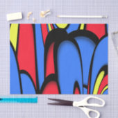 Papier Mousseline Couleurs vives (Artisanat)