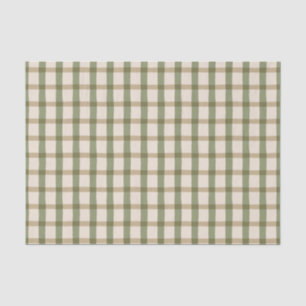 Papier Mousseline Country Cottage Plaid