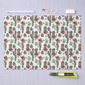 Papier Mousseline Country Cowboy Howdy Noël (Artisanat)