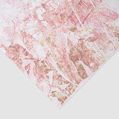 Papier Mousseline Country Rustic Grange Blanc Brown Script détendu (Détail)