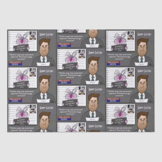 Papier Mousseline Coup de cône de poulet (Recto)