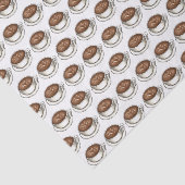 Papier Mousseline Coupe de café Latte Cappuccino Flat Blanc Brunch (Détail)