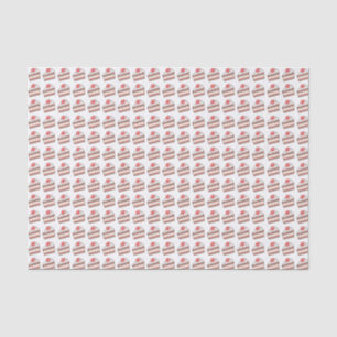Papier Mousseline Coupe rose Motif de gâteau