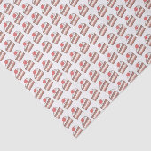 Papier Mousseline Coupe rose Motif de gâteau (Détail)