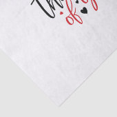 Papier Mousseline Couple Cadeau Penser De Vous (Détail)