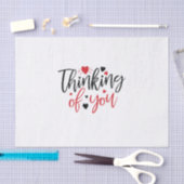 Papier Mousseline Couple Cadeau Penser De Vous (Artisanat)