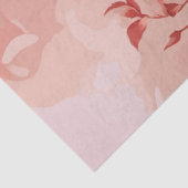 Papier Mousseline Couple de squelette de découpage en Peach et Roses (Détail)