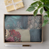 Papier Mousseline Couple hippo victorien dans le dédécoupage d'Attir (Cadeau)