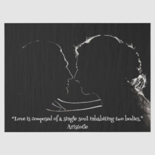 Papier Mousseline Couple in Love Tissue Paper
