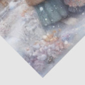 Papier Mousseline Couple Mouse Cute Dans Un Village Découpage (Détail)