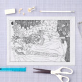 Papier Mousseline couple royal (Artisanat)