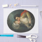 Papier Mousseline Couples accueillant par Jean-Frédéric Schall (Artisanat)