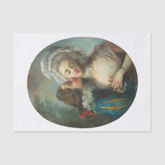 Papier Mousseline Couples accueillant par Jean-Frédéric Schall (Recto)