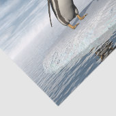 Papier Mousseline Couples de pingouins (Détail)