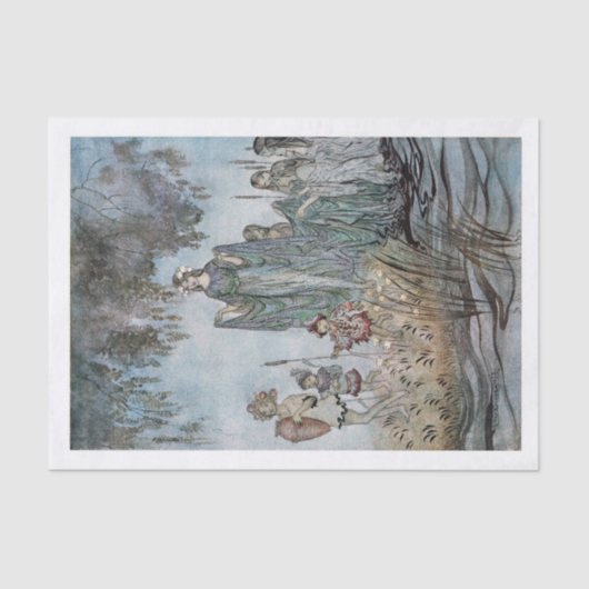 Papier Mousseline Cour des fées (Recto)