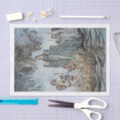 Papier Mousseline Cour des fées (Artisanat)