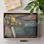 Papier Mousseline Cour intérieure méditerranéenne côtière (Cadeau)