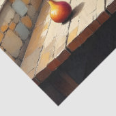 Papier Mousseline Cour intérieure méditerranéenne côtière (Détail)